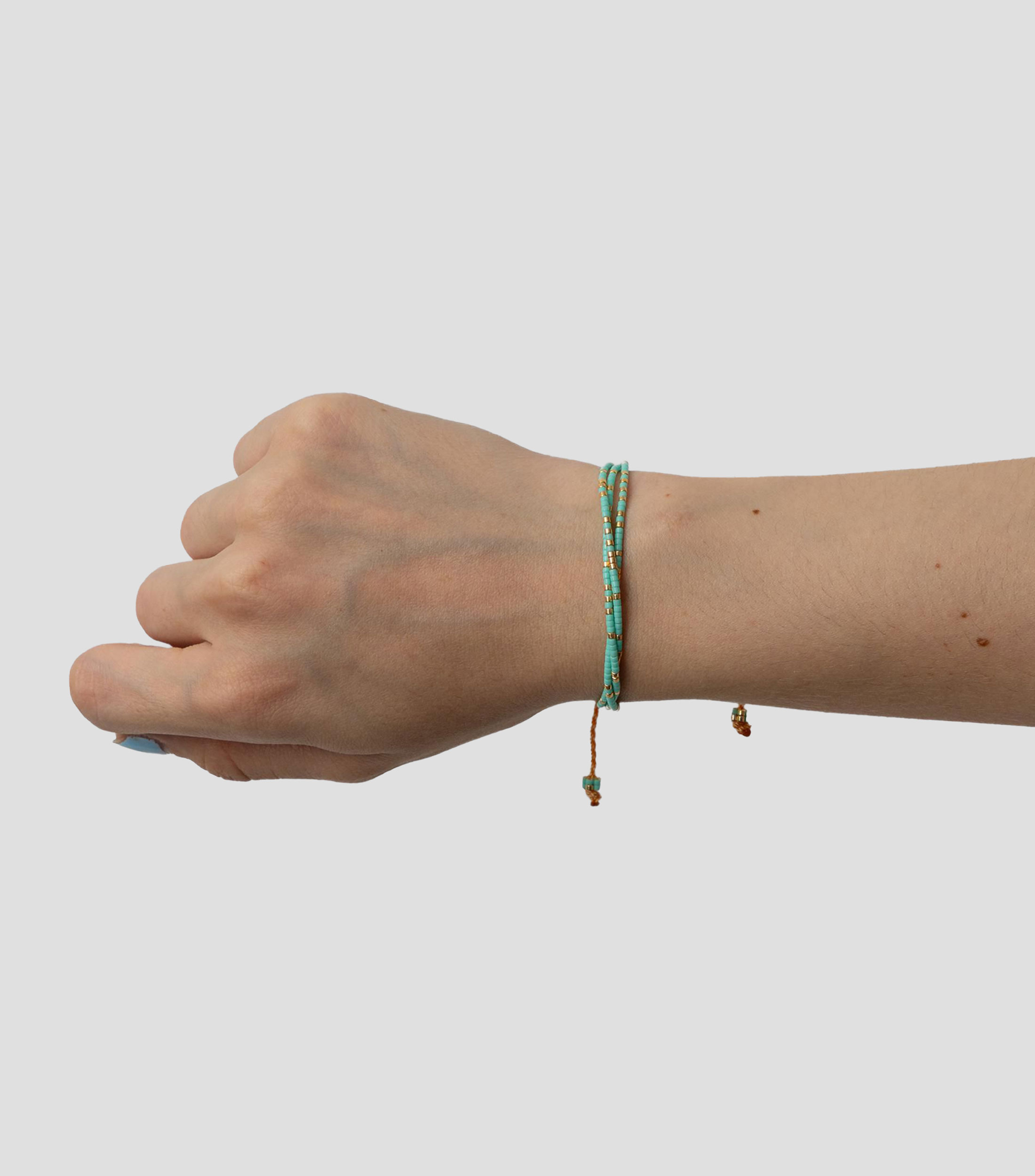 Pulsera ajustable Turquesa Mujer